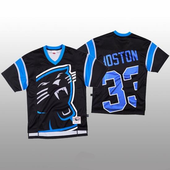 NFL Carolina Panthers 33 Tre Boston Black Men Mitchell  26 Nell Big Face Fashion Limited NFL Jersey