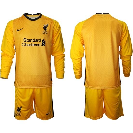 Men Liverpool Long Sleeve Soccer Jerseys 528