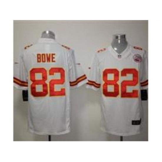 Nike Kansas City Chiefs 82 DWayne BoWe White Limited NFL Jersey
