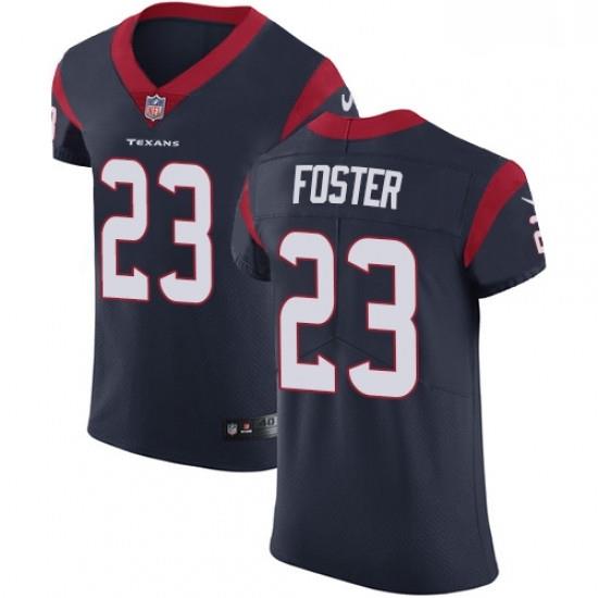 Men Nike Houston Texans 23 Arian Foster Navy Blue Team Color Vapor Untouchable Elite Player NFL Jersey