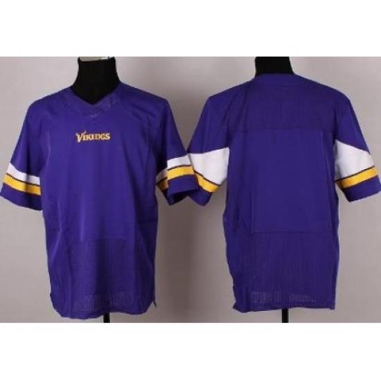 Nike Minnesota Vikings Blank Purple Elite NFL Jersey