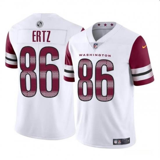 Youth Washington Commanders 86 Zach Ertz White Vapor Limited Stitched Football Jersey