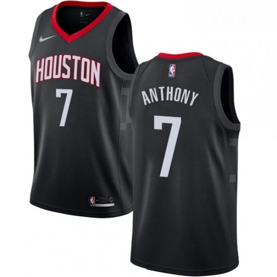 Womens Nike Houston Rockets 7 Carmelo Anthony Swingman Black NBA Jersey Statement Edition
