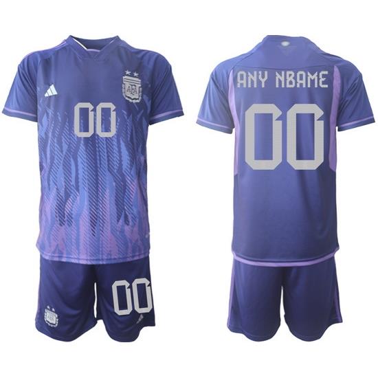 Men FIFA 2022 Argentina Soccer Jersey Customized