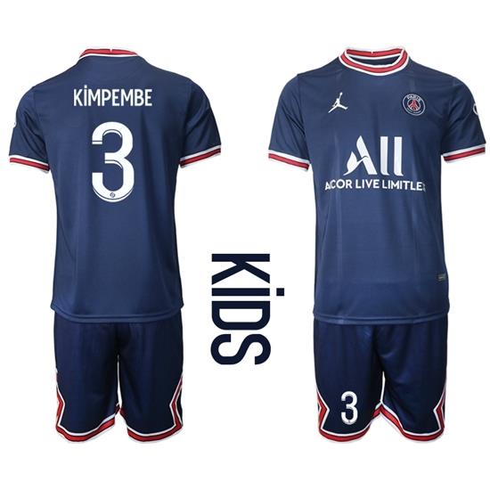 Kids Paris Saint Germain Soccer Jerseys 061
