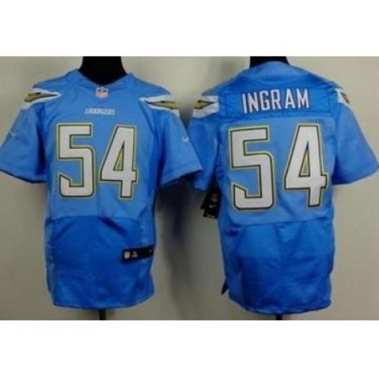 Nike San Diego Chargers 54 Melvin Ingram Blue Alternate Elite NFL Jersey