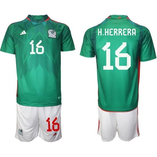 Men FIFA 2022 Mexico Soccer Jersey 007