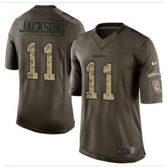 Nike Washington Redskins #11 DeSean Jackson Green Men 27s Stitched NFL Limited Salute to Service Jersey