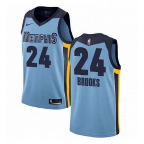 Youth Nike Memphis Grizzlies 24 Dillon Brooks Authentic Light Blue NBA Jersey Statement Edition
