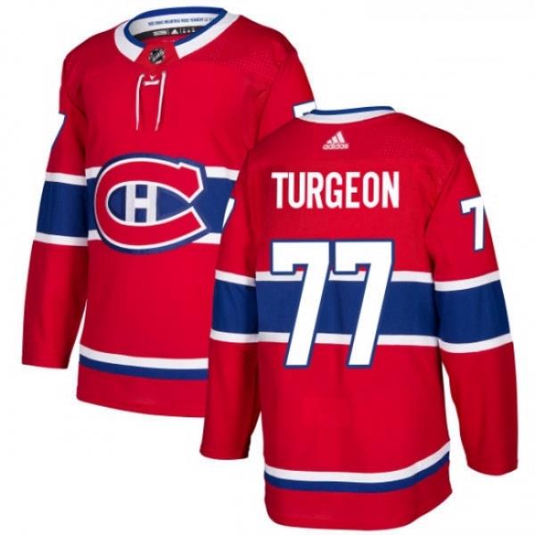 Youth Adidas Montreal Canadiens 77 Pierre Turgeon Premier Red Home NHL Jersey