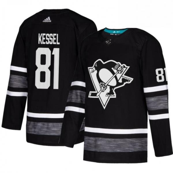 Mens Adidas Pittsburgh Penguins 81 Phil Kessel Black 2019 All Star Game Parley Authentic Stitched NHL Jersey