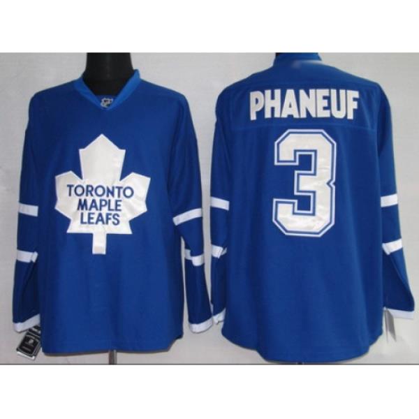 Pittaburgh Toronto Maple Leafs 3 Phaneuf blue