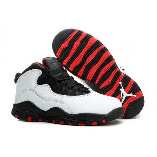 Air Jordan 10 Shoes 2014 Womens White Black Red