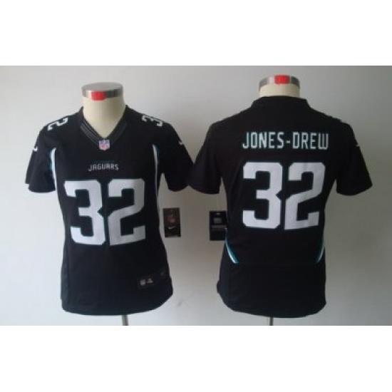 Women Nike Jacksonville Jaguars 32# Maurice Jones-Drew Black Color[NIKE LIMITED Jersey]
