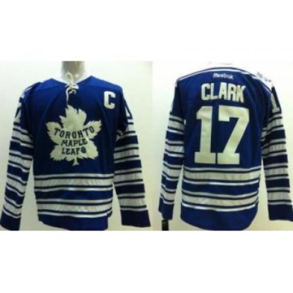 Toronto Maple Leafs 17 Wendel Clark 2014 Winter Classic Blue NHL Jersey