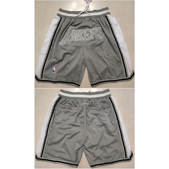 Los Angeles Lakers Basketball Shorts 032