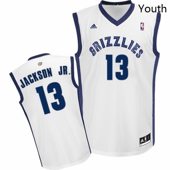Youth Adidas Memphis Grizzlies 13 Jaren Jackson Jr Swingman White Home NBA Jersey