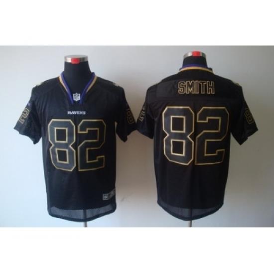 Nike Baltimore Ravens 82 Torrey Smith Black Elite Lights Out II NFL Jersey