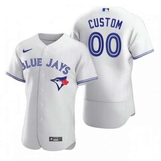 Men Women Youth Toddler All Size Toronto Blue Jays Custom Nike White 2020 Stitched MLB Flex Base Jersey