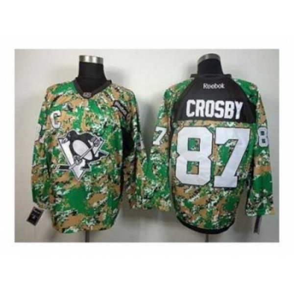NHL Jerseys Pittsburgh Penguins #87 Crosby camo-1[patch C]