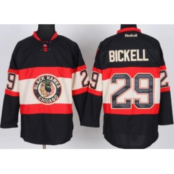 Chicago Blackhawks 29 Bryan Bickell Black NHL Jerseys