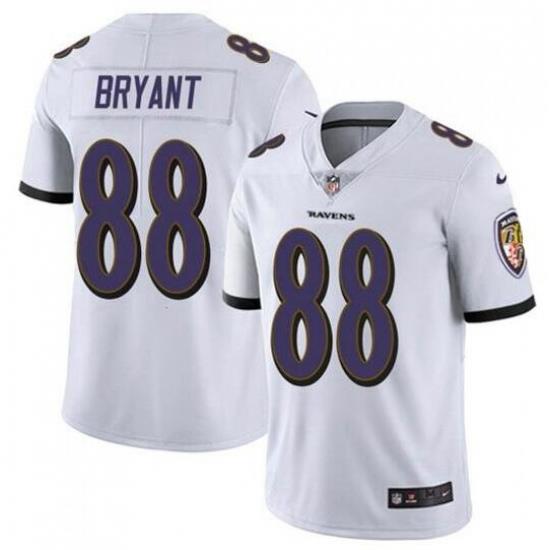 Men Baltimore Ravens Dez Bryant White Vapor Untouchable Limited Jersey