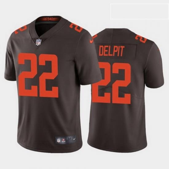 men grant delpit cleveland browns brown alternate vapor limited jersey