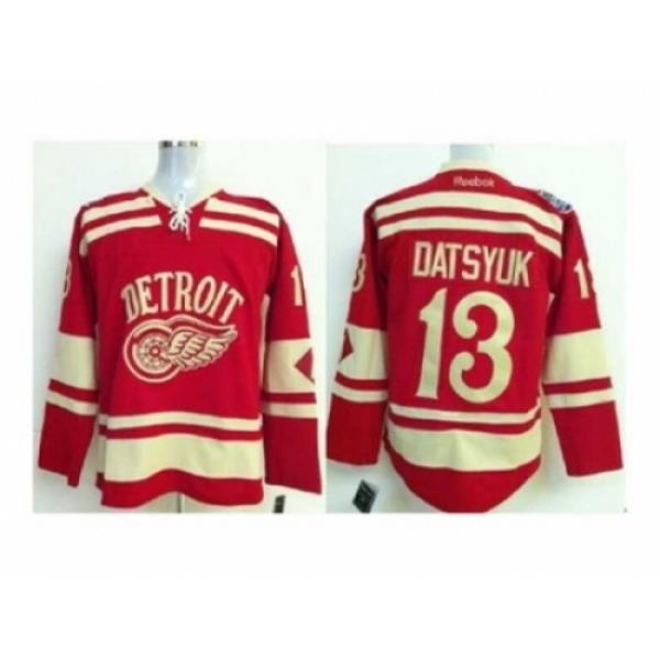 NHL Detroit Red Wings #13 Datsyuk red[2014 winter classic]