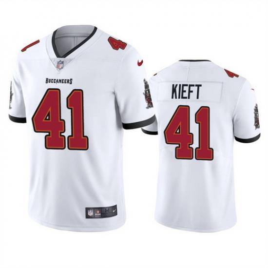Men Tampa Bay Buccaneers 41 Ko Kieft White Vapor Untouchable Limited Stitched Jersey