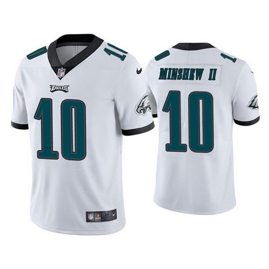 Youth Philadelphia Eagles 10 Gardner Minshew II White Vapor Untouchable Limited Stitched Football Jersey