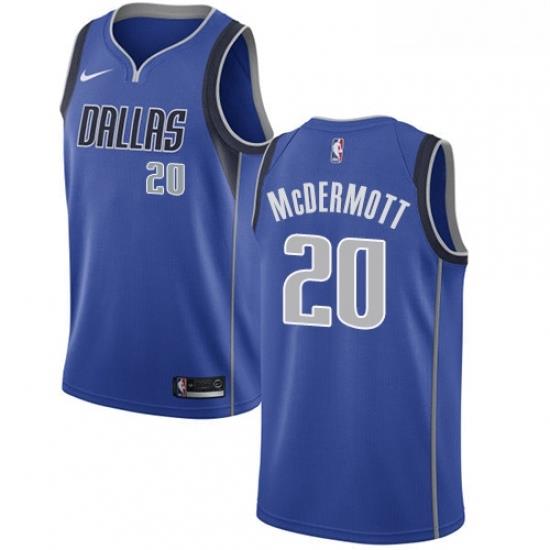 Youth Nike Dallas Mavericks 20 Doug McDermott Swingman Royal Blue Road NBA Jersey Icon Edition