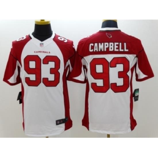 Nike Arizona Cardinals 93 Calais Campbell white Limited NFL Jersey