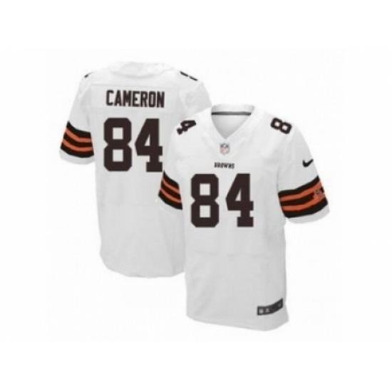 Nike Cleveland Browns 84 Jordan Cameron white Elite NFL Jersey