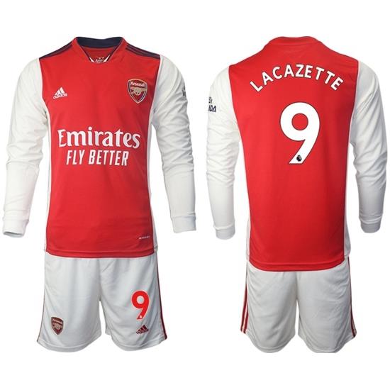 Men Arsenal Long Sleeve Soccer Jerseys 508