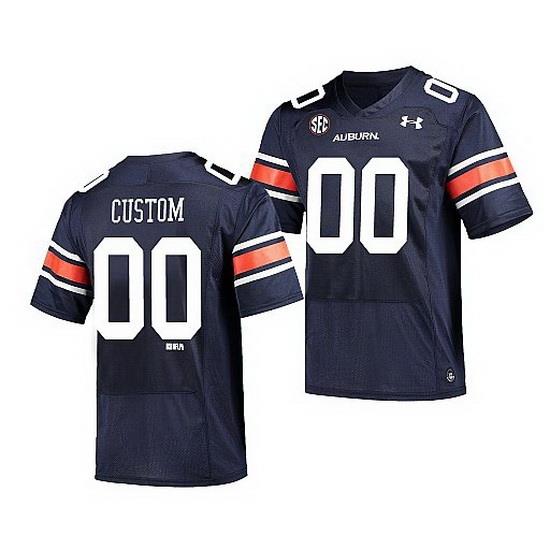 Auburn Tigers Custom Navy Replica Men'S Jersey 0