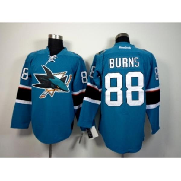 NHL San Jose Sharks #88 Burns 2015 Winter Classic Blue Jerseys