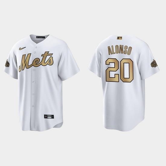 Men Pete Alonso NeW York Mets 2022 Mlb All Star Game White  Jersey