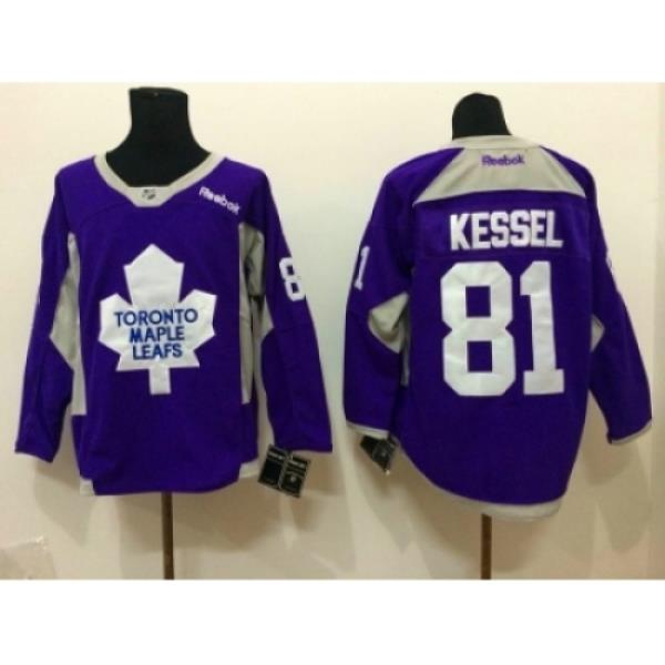 NHL Toronto Maple Leafs #81 Phil Kessel purple Jerseys
