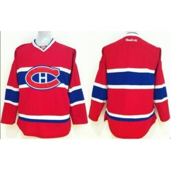 Kids Montreal Canadiens Blank Red NHL Jersey