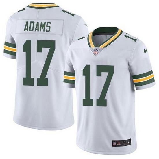 Youth Green Bay Packers 17 Davante Adams White Vapor Untouchable Stitched Jersey