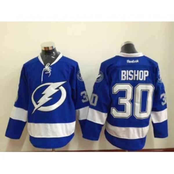 nhl jerseys tampa bay lightning #30 bishop blue