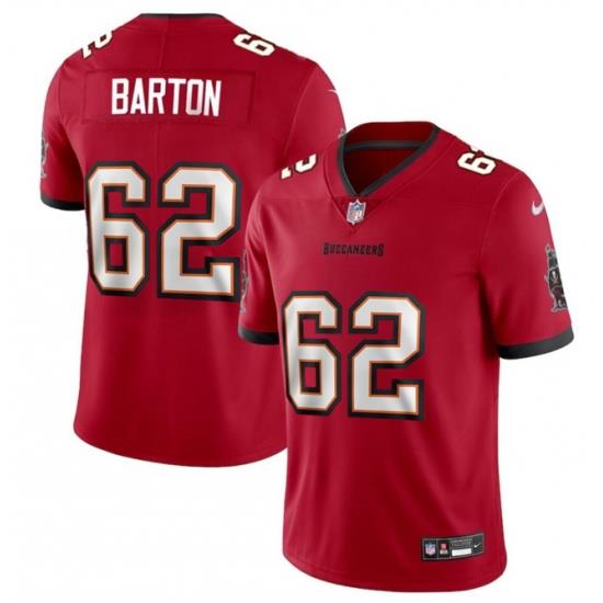 Youth Tampa Bay Buccaneers 62 Graham Barton Red 2024 Draft Vapor Untouchable Limited Stitched Jersey