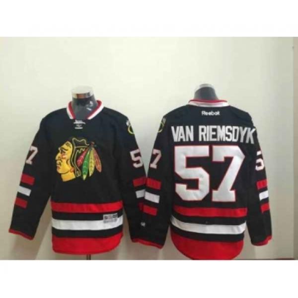 nhl jerseys chicago blackhawks #57 van riemsdyk black