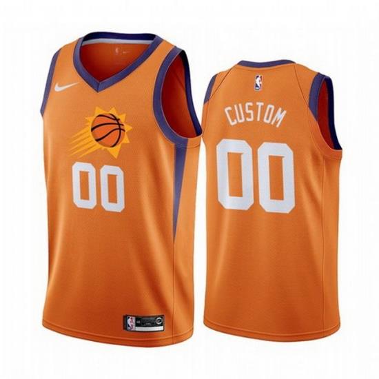 Men Women Youth Toddler All Size Phoenix Suns Custom Orange 2019 20 Statement Edition NBA Jersey