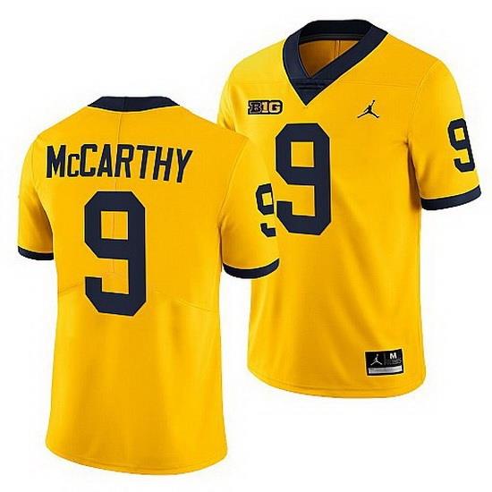 Michigan Wolverines J.J. Mccarthy Maize College Football Men Jersey