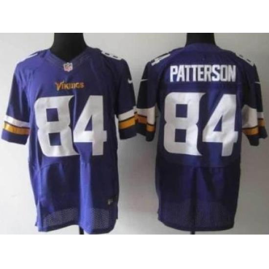 Nike Minnesota Vikings 84 Cordarrelle Patterson Purple Elite NFL Jersey