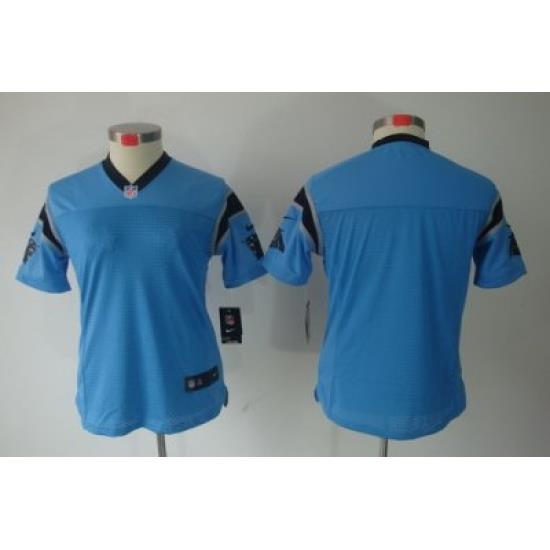 Women Nike Carolina Panthers Blank Blue Color[Women Limited Jerseys]