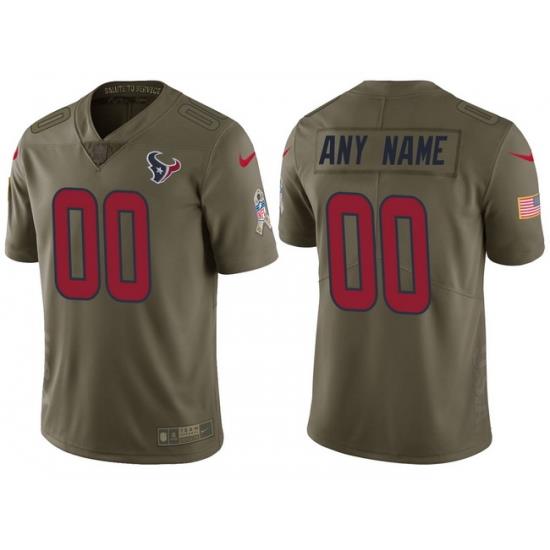 Men Women Youth Toddler All Size Houston Texans Customized Jersey 015