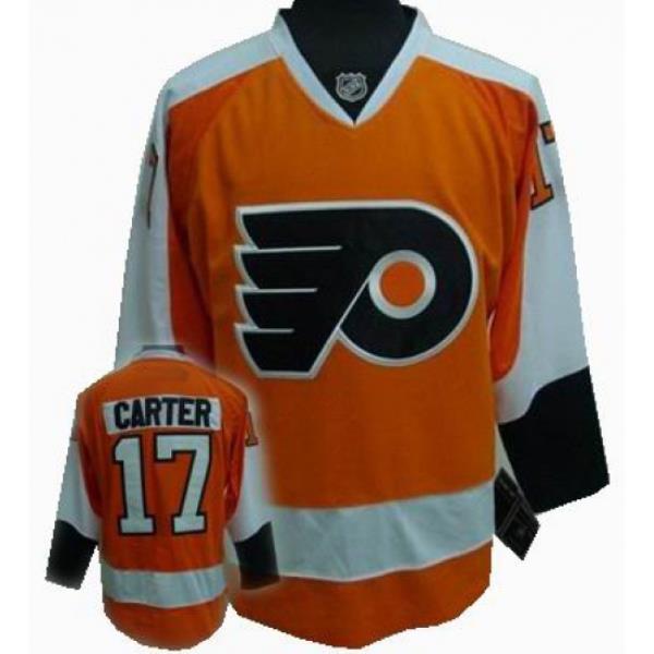 Philadelphia Flyers 17# Jeff Carter orange