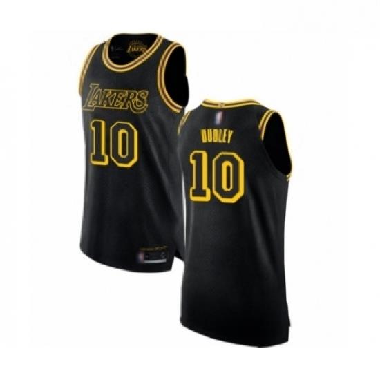Womens Los Angeles Lakers 10 Jared Dudley Swingman Black Basketball Jersey City Edition